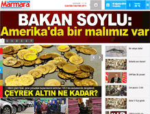 Tablet Screenshot of marmaragazetesi.com
